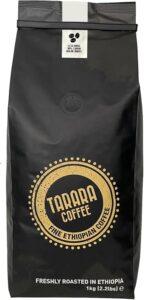 Tarara Coffee โ Caffรจ Macinato Premium โ 100% Arabica Puro Etiopia โ Tostatura Artigianale Media-Scura โ Ricco e Aromatico
