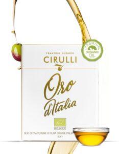 Frantoio Oleario Cirulli Olio Extravergine di Oliva Biologico, Estratto a Freddo, Olio d'oliva Italiano