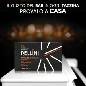 Pellini N.42 Tradizionale, Caffè Macinato per Moka dal Gusto Vigoroso e Intenso