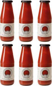 Azienda Agricola Prunotto Mariangela Passata di Pomodoro Biologica - 690 gr, Confezione da 6