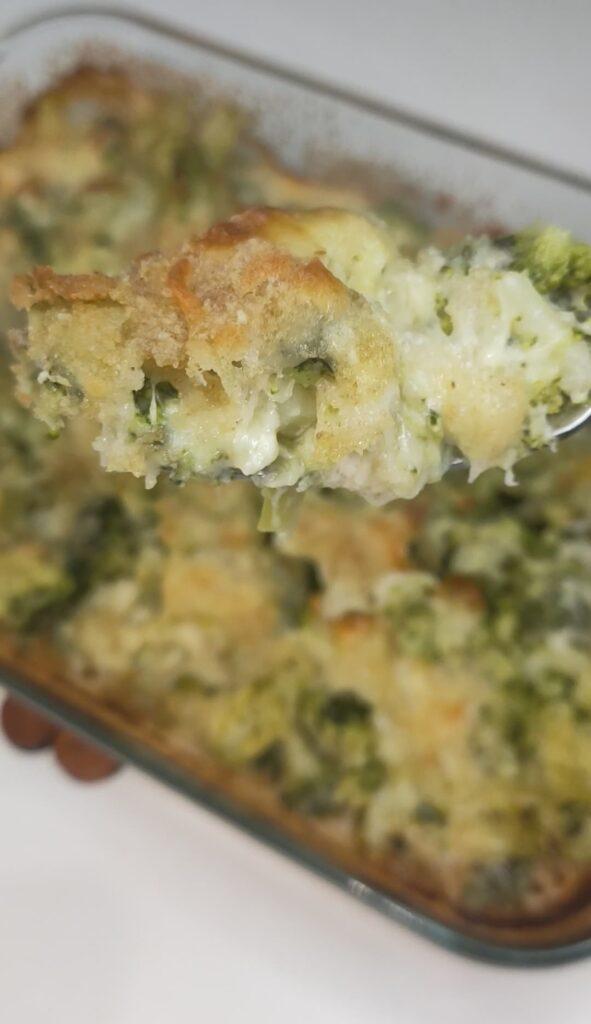 broccoli al forno filanti con formaggio
