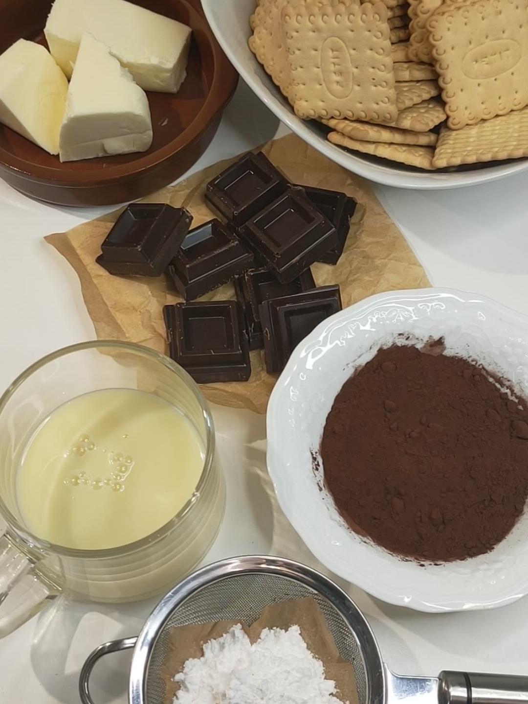 Ingredienti salame cioccolato