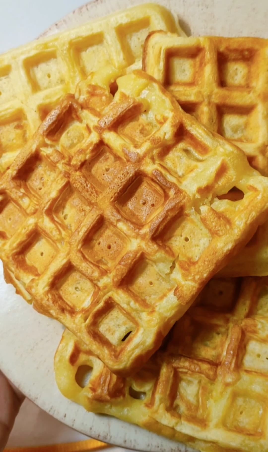 Waffle con mele ricetta semplice