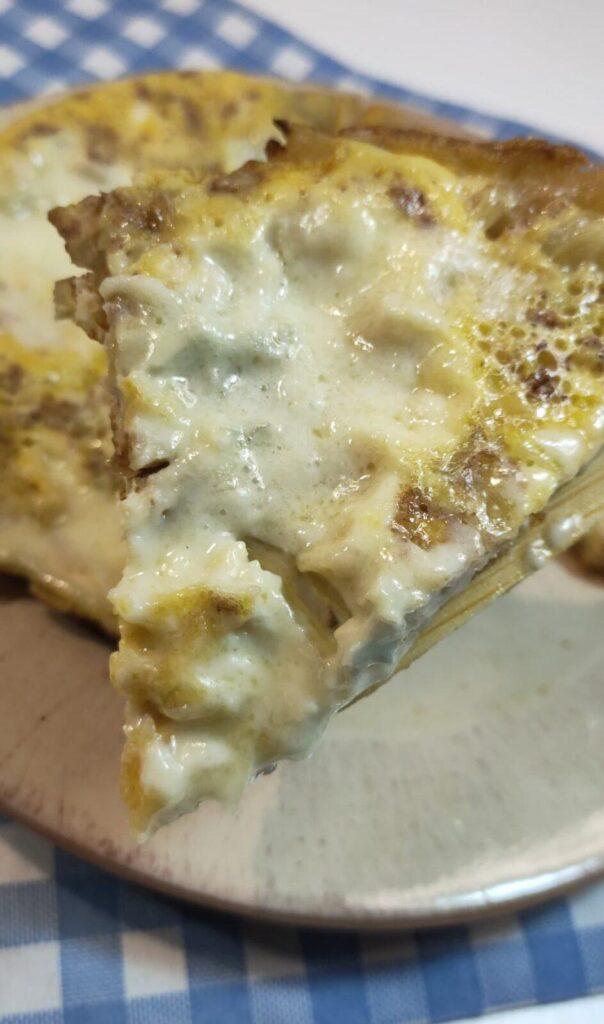 Frittata noci gorgonzola