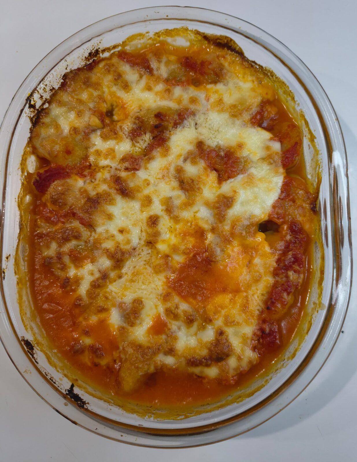 gnocchi fresh out of the oven