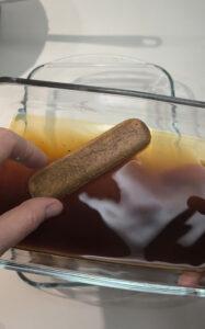 Caffe moka per tiramisu con savoiardo