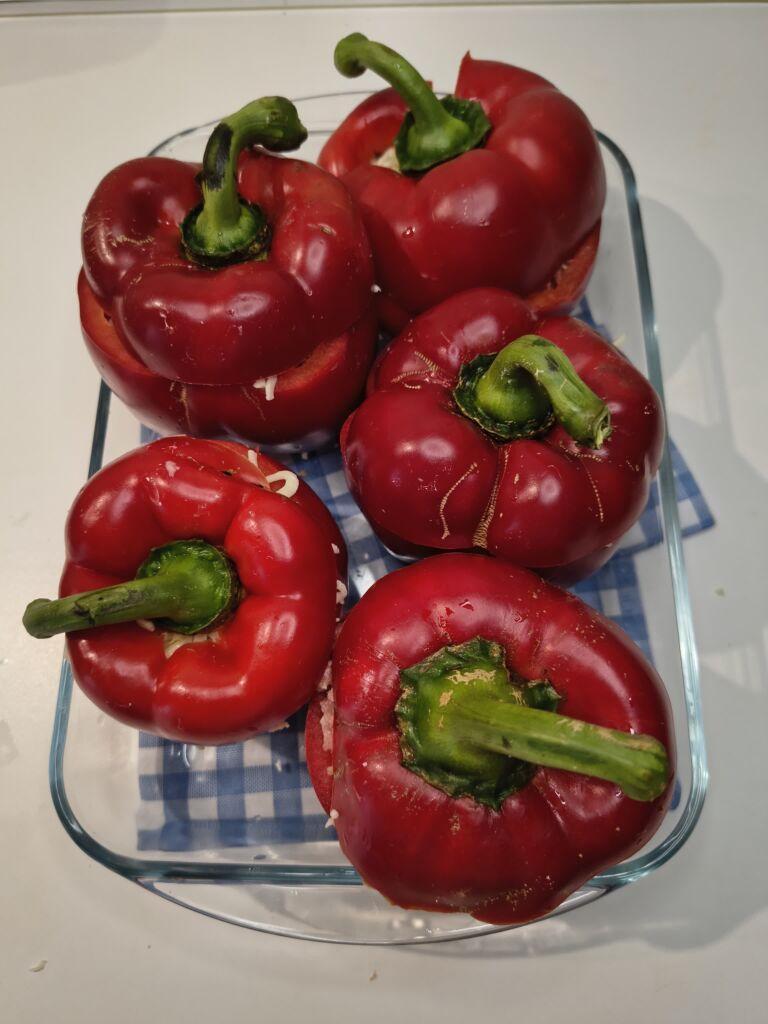 Ripieni.peperone.teglia