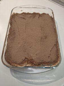 Spolverare con cacao tiramisu 1