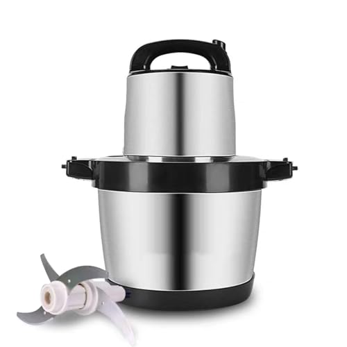 Tritacarne Elettrico Mini Robot Da Cucina 6L, Grande Capacità 3 Attrezzi Disponibili, Motore...
