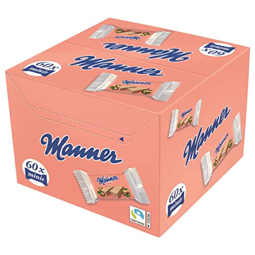 Manner Neapolitaner | cialde croccanti vegane alla crema di nocciole incartate singolarmente |...