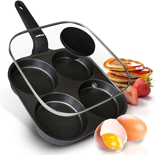 endusor Padella Pancake e Uova Fritte a Induzione con Coperchio