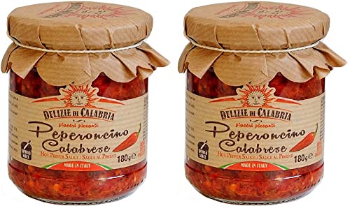 Delizie di Calabria - Crema di Peperoncino Tritato Calabrese (2 x 180g)