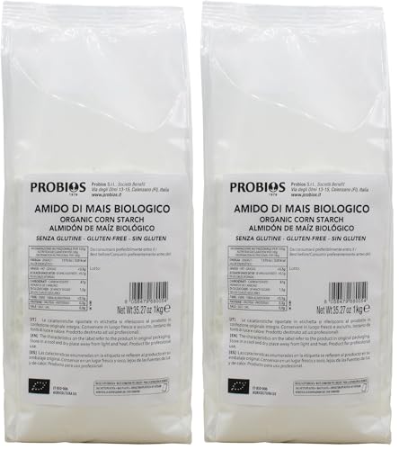 Probios Amido di Mais Bio - Senza Glutine - Confezione da 2kg