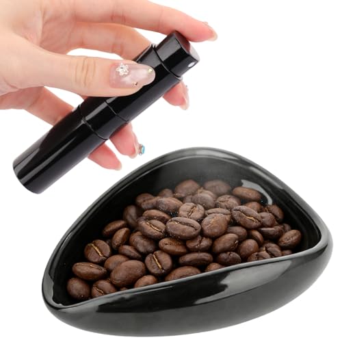 XXHUO Set di tazze dosatrici per caffè e bottiglie spray, tazza dosatrice in ceramica per chicchi...