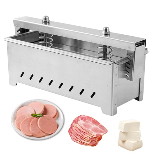 Pressa per tofu in acciaio inossidabile, pressa per formaggio e carne con base rimovibile, pressa...