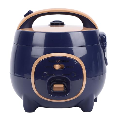 Fockety Mini Cuociriso, Cuociriso Portatile da 350 W 1,8 Litri con Vaporiera, Pentola Antiaderente...