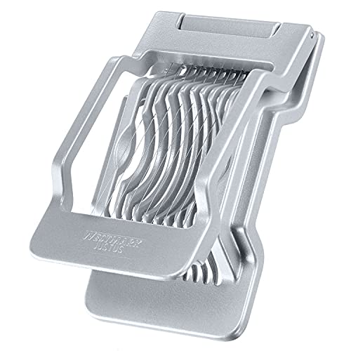 Westmark Taglia-uova per fettine sottili ovali, Fili tensionati in acciaio inox, Alluminio/Acciaio...