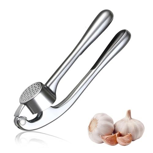 YueJieSelected Spremiaglio con manico ergonomico, strumento efficiente per pasta d'aglio,...